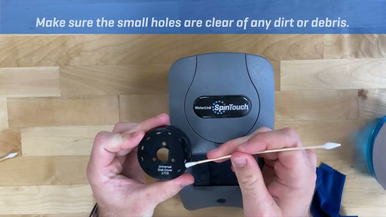 LaMotte Spin Touch® - Cleaning the Optics Process